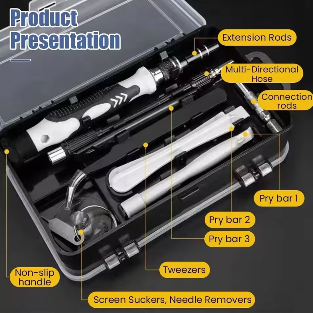 115 in 1 Screwdriver Set Magnetic Screw Bit Kit Multitool Repair Phone PC Tools