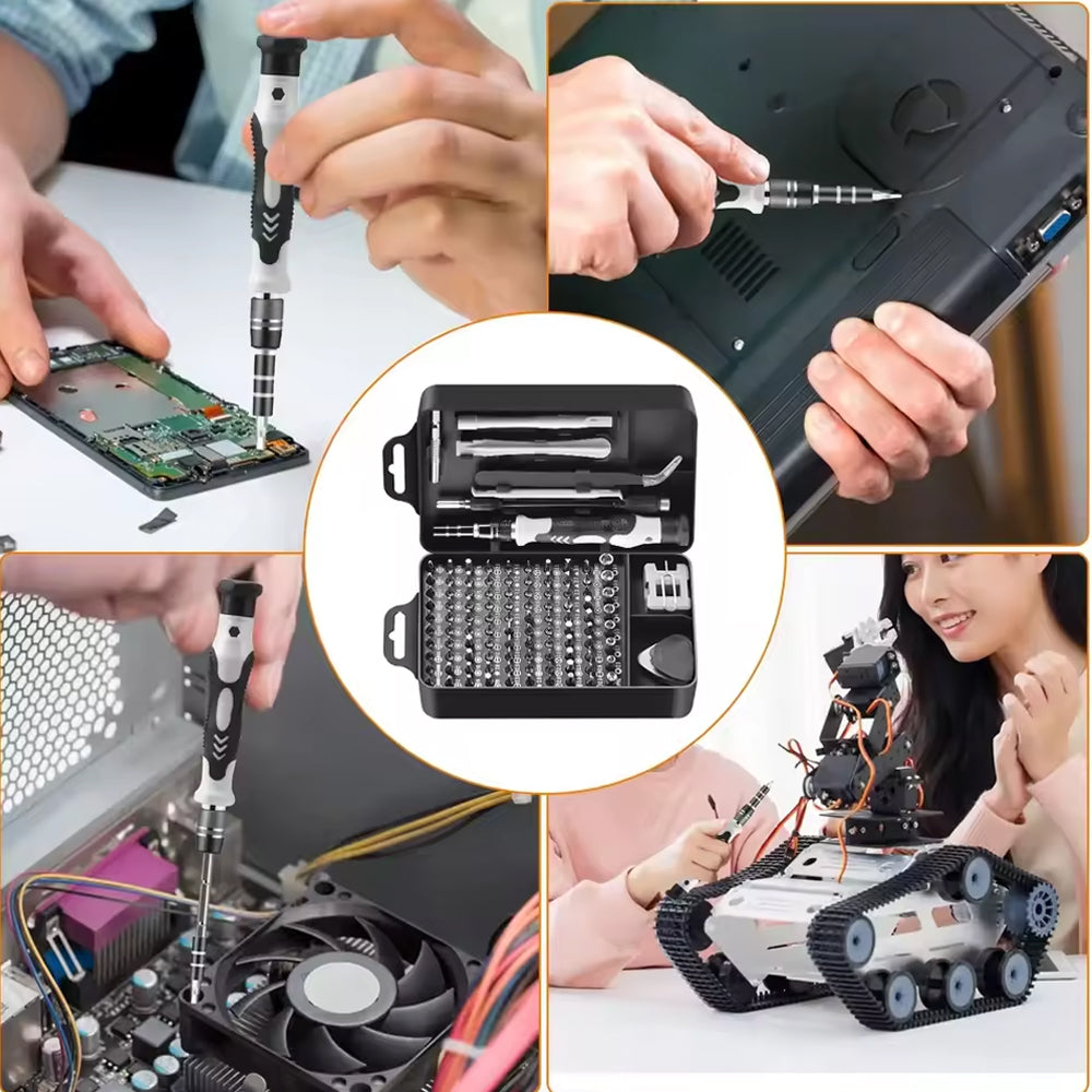 115 in 1 Screwdriver Set Multitool Magnetic Screw Bit Kit Repair Phone PC Tools