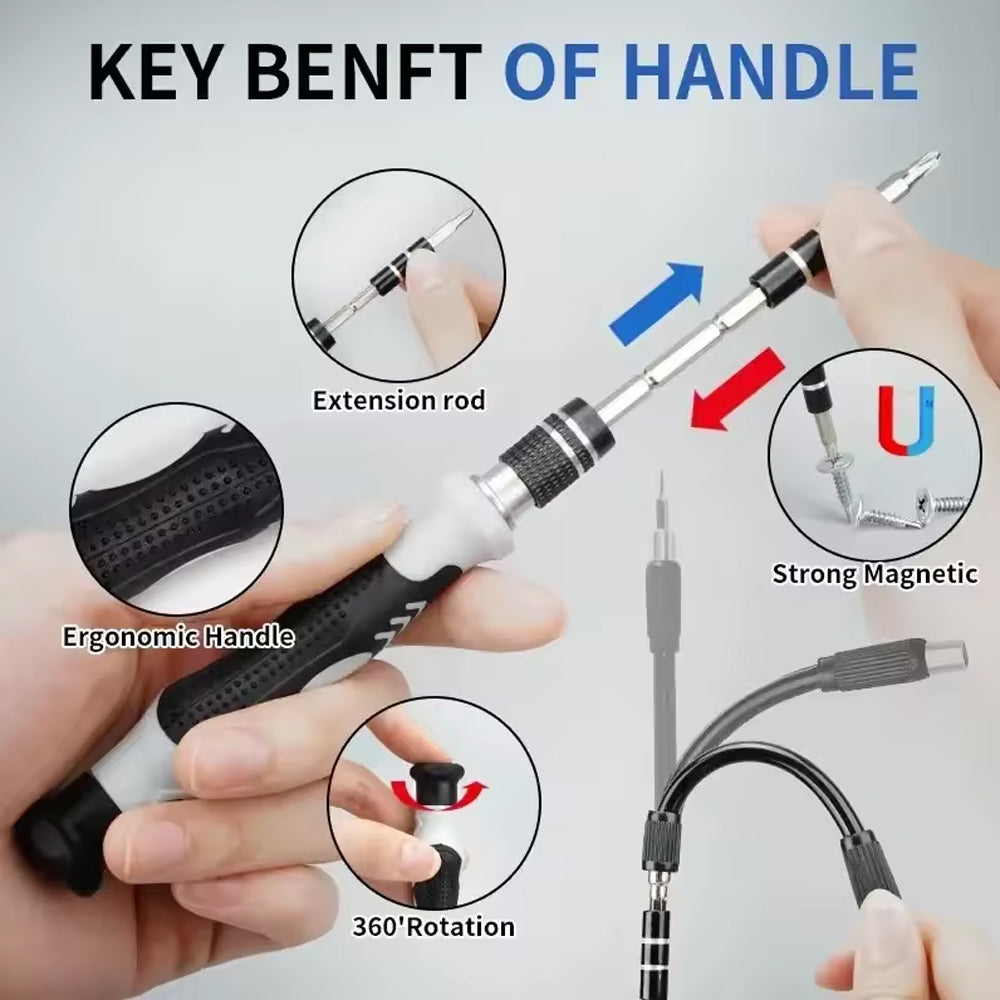 115 in 1 Screwdriver Set Multitool Magnetic Screw Bit Kit Repair Phone PC Tools