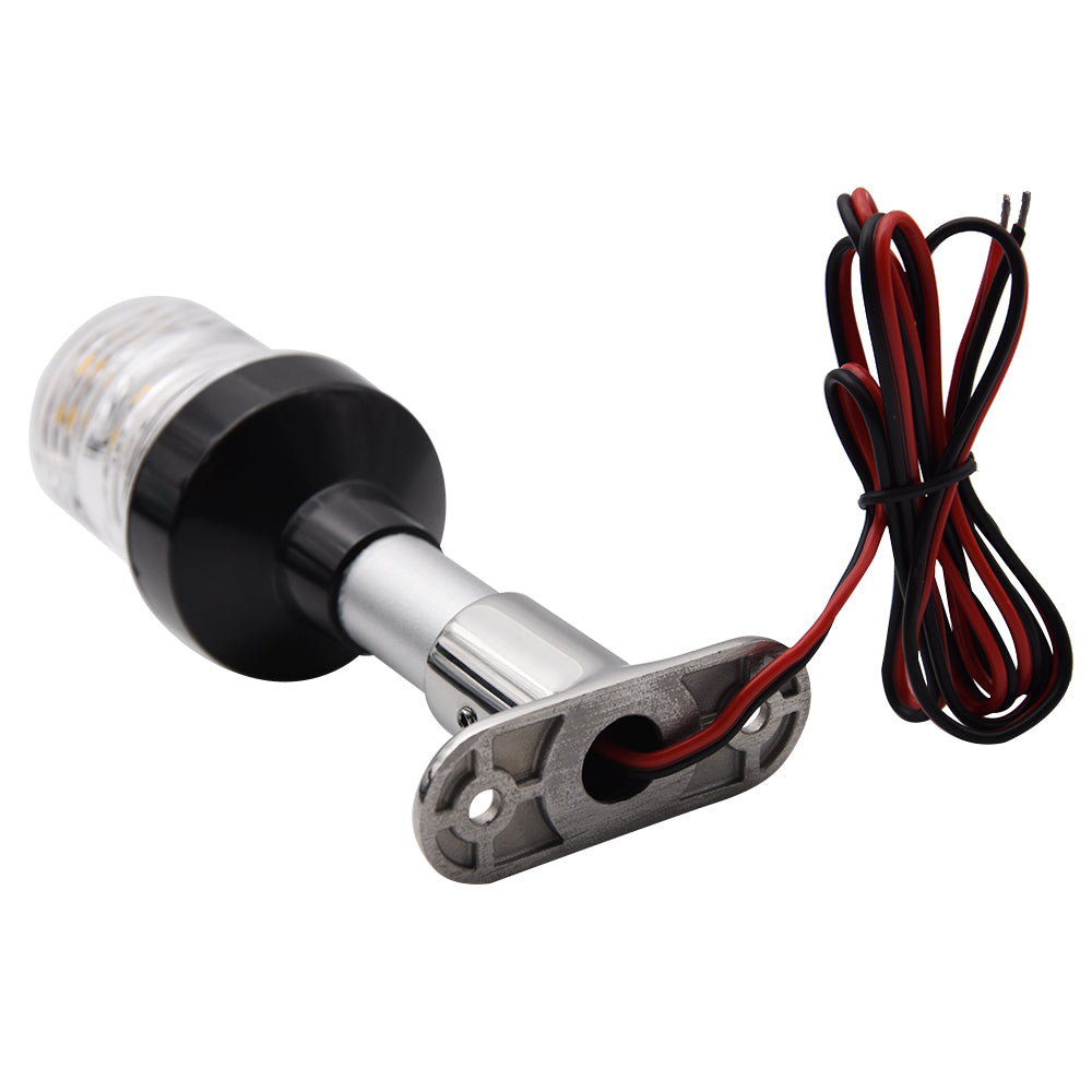 12v-24v 153mm 360 Degree Boat Navigation White LED Light All Round LED Light 1pc