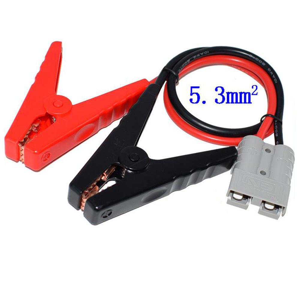 50amp Anderson style plug with Alligator Clips 55cm 10awg 50amp cable