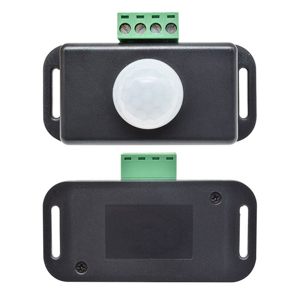 12v Motion Detector Suits 12v and 24v DC With 6A Output for Lighting (Black)