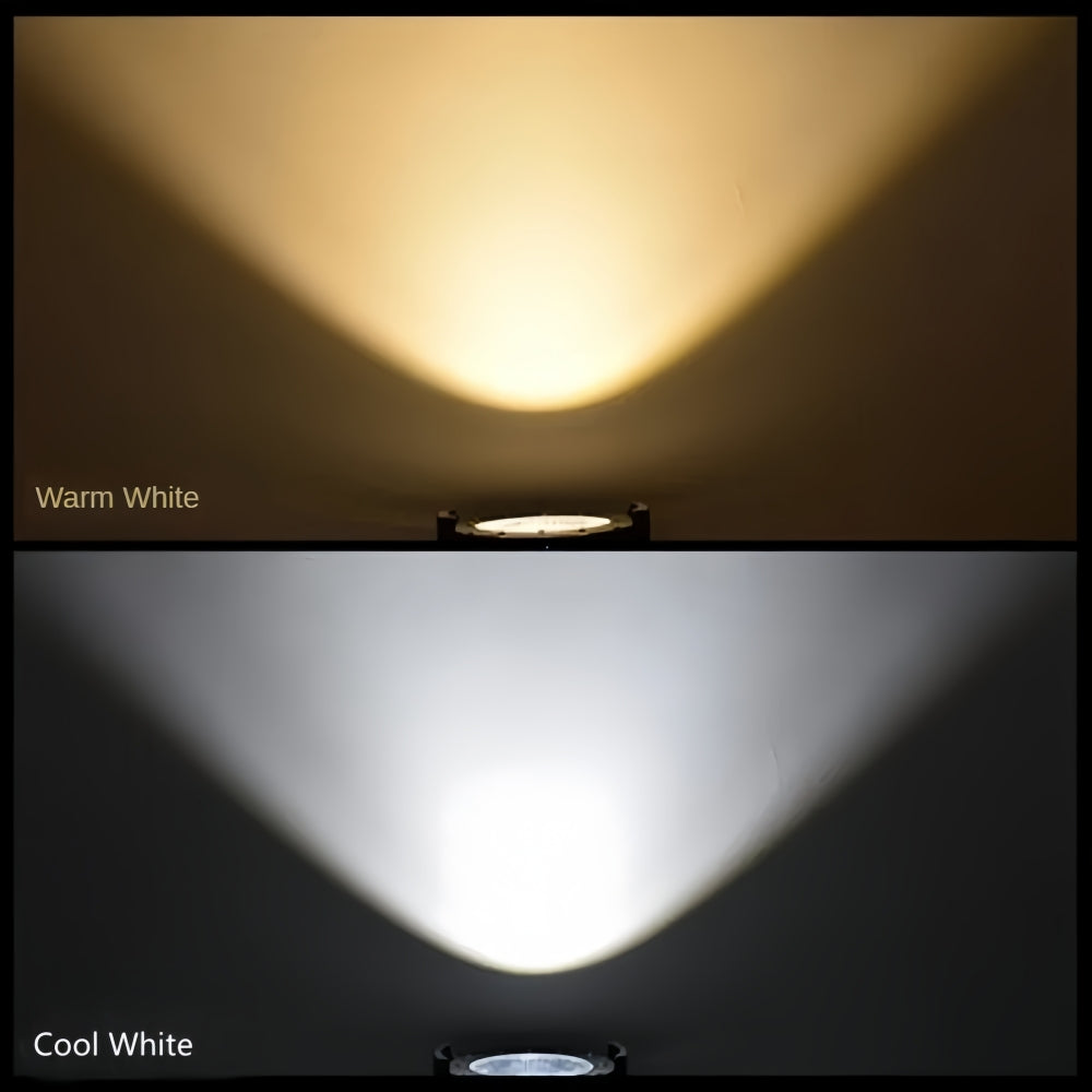 12v Silver LED Bedside Reading Light Cool White with Switch Rotatable LED Lamp