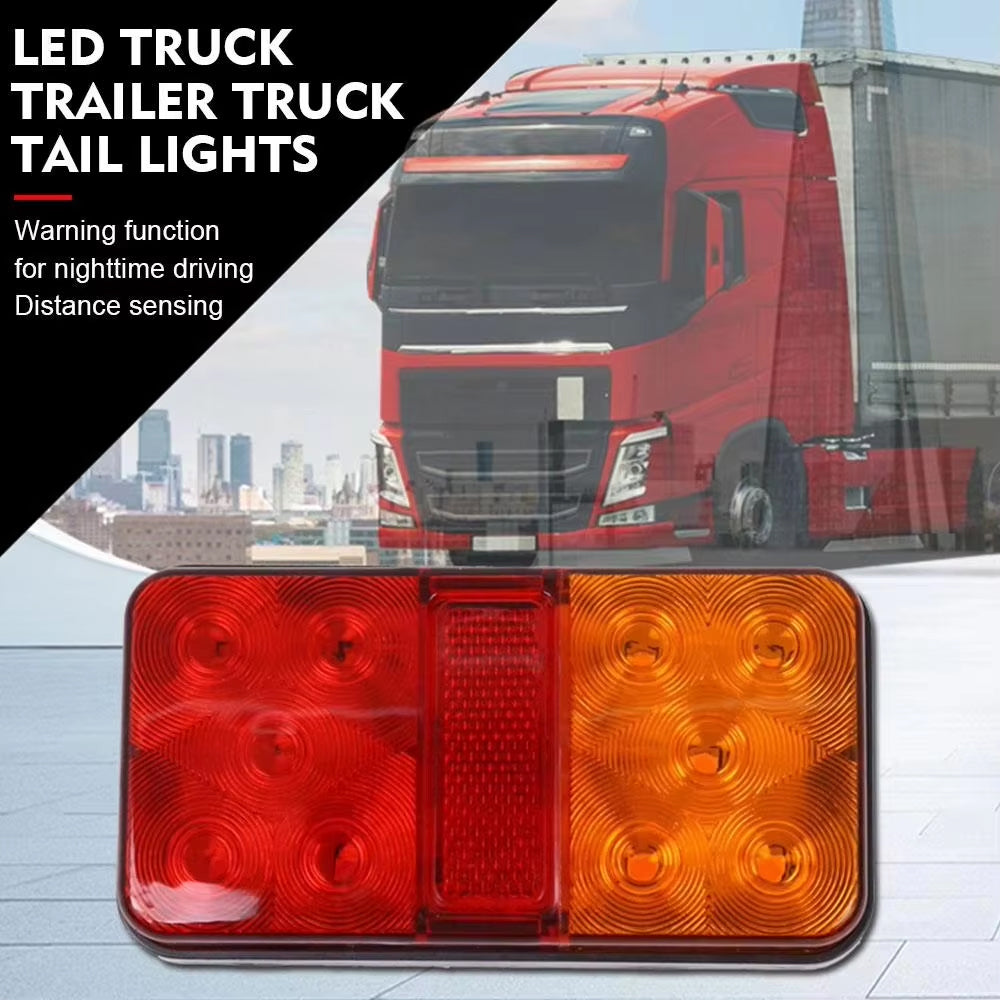 2 x 12V LED Trailer Lamps Stop Tail Indicator Lamps LED Truck Trailer lights