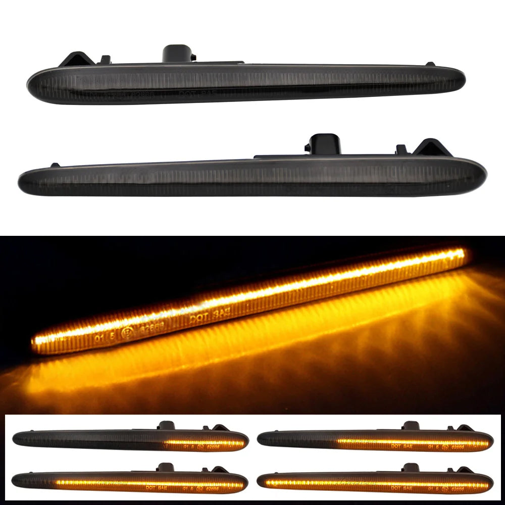 2 x Dynamic LED Side Marker Lights Turn Signal Lamps for Alfa Romeo Giulietta
