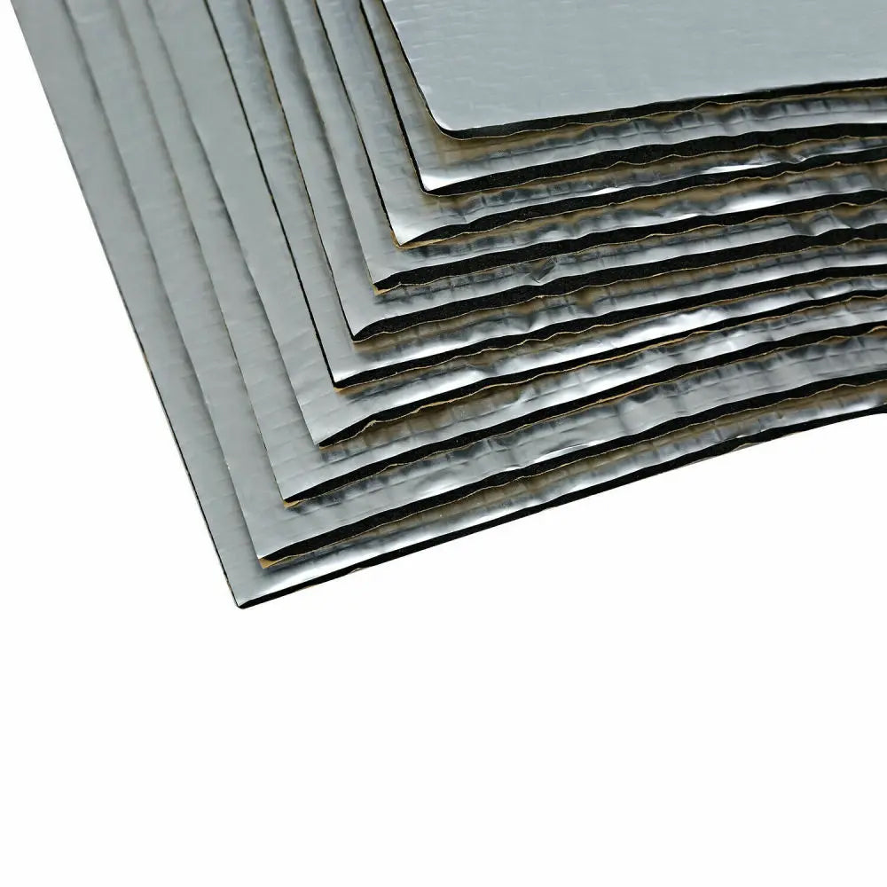 10 sheets 250mm x 180mm x 10mm Sound deadner heat insulator sticky mat