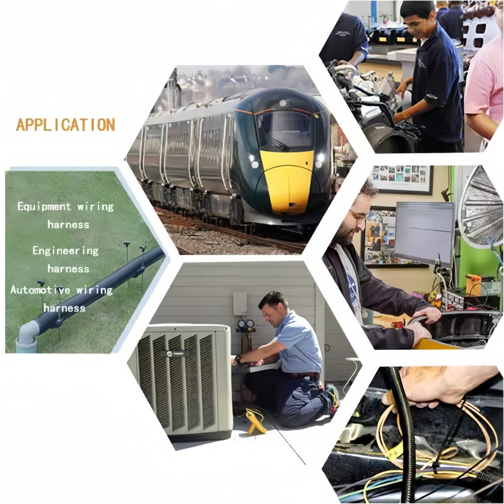 3 Meters 25mm Black split Conduite Wire Loom Conduite sleeve tube (3m Black)