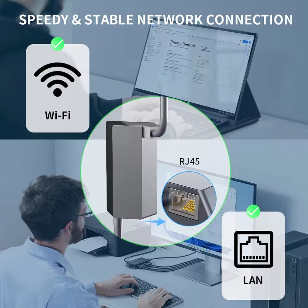 Starlink Ethernet Adapter for Starlink Gen 2 V2 Dish to Router and RJ45 External