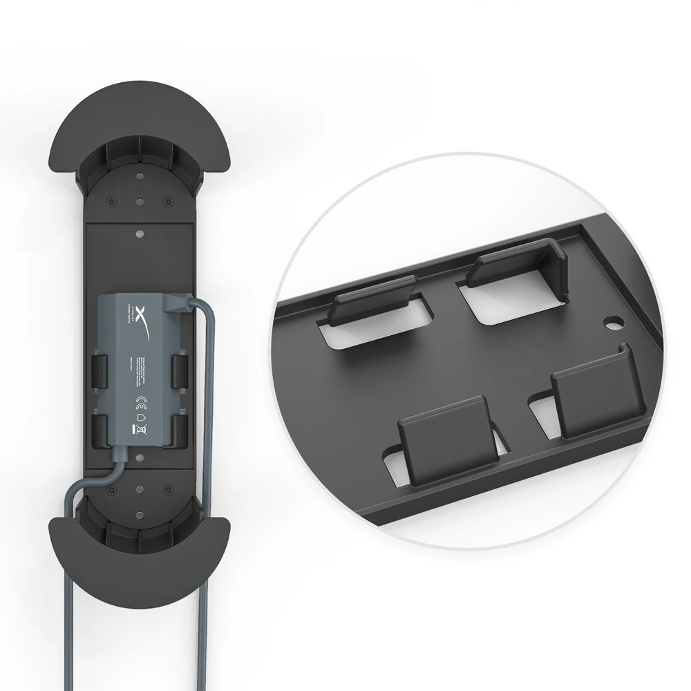 Starlink Gen2 Ethernet Cable Caddy Mount Kit Cord Organizer & V2 Adapter Bracket