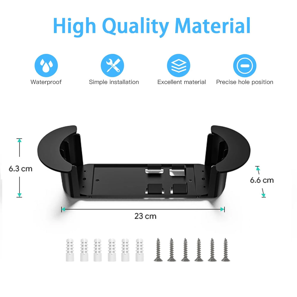 Starlink Gen2 Ethernet Cable Caddy Mount Kit Cord Organizer & V2 Adapter Bracket