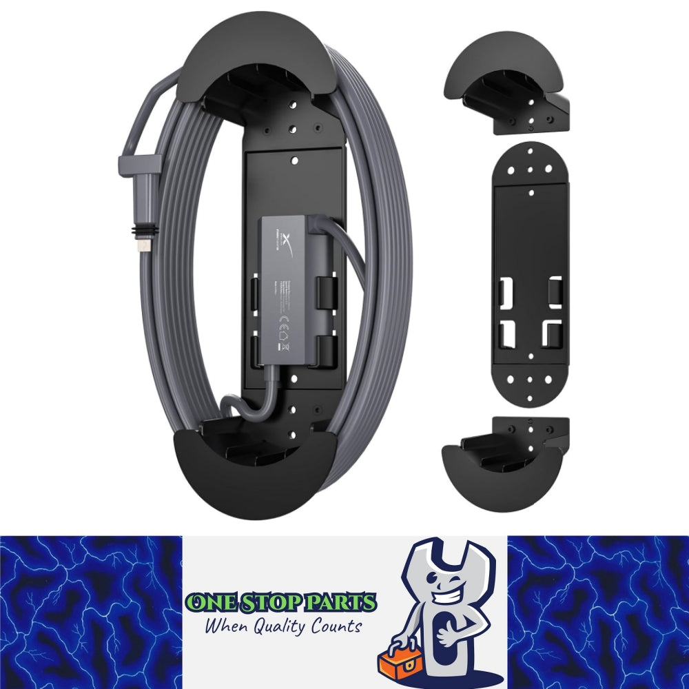 Starlink Gen2 Ethernet Cable Caddy Mount Kit Cord Organizer & V2 Adapter Bracket