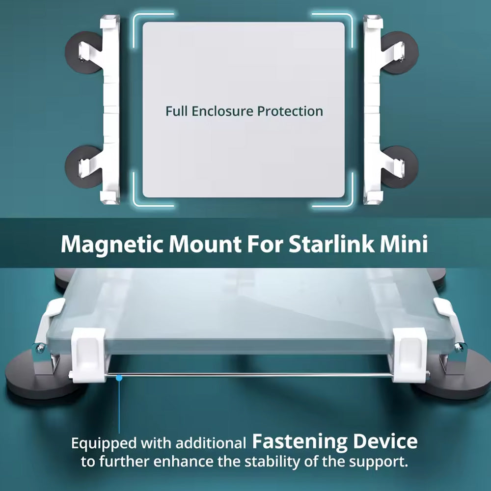 Starlink Mini Magnetic Mount Car Roof Magnetic Mounting Kit for Starlink Mini