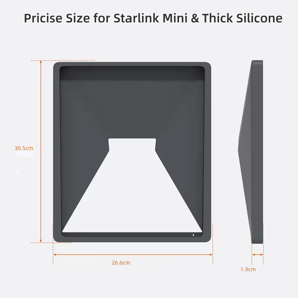 1 x Starlink Mini Case Cover Luquid Silicone Protective Case for Starlink Mini