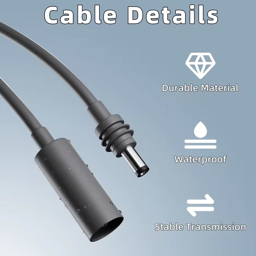Starlink Mini DC Extension Cable 17CM Compatible with Starlink Mini Pipe Adapter