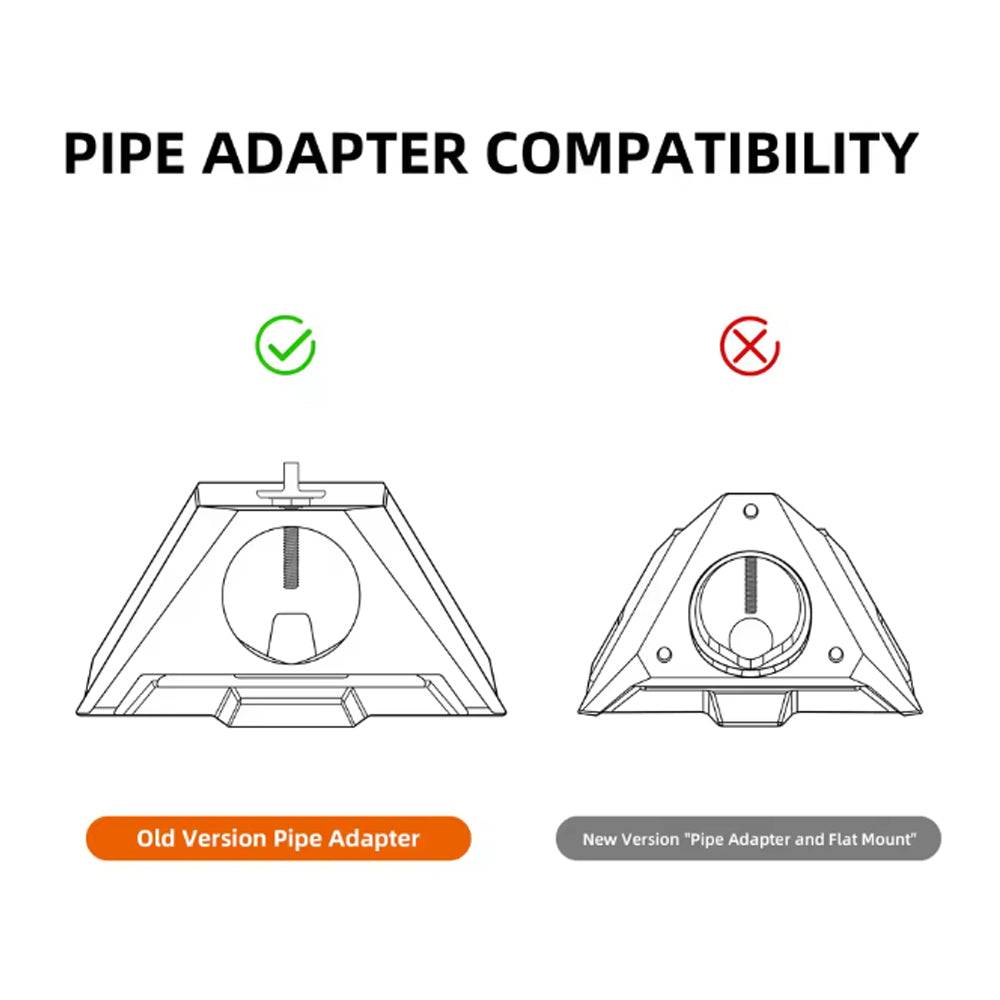 Starlink Mini Pole Mount Compatible With Original Pipe Adapter for 15-40mm Pole