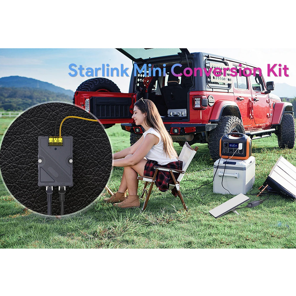 Starlink Mini Splitter Kit 150W POE & 100W Gigabit POE Splitter with DC & RJ45