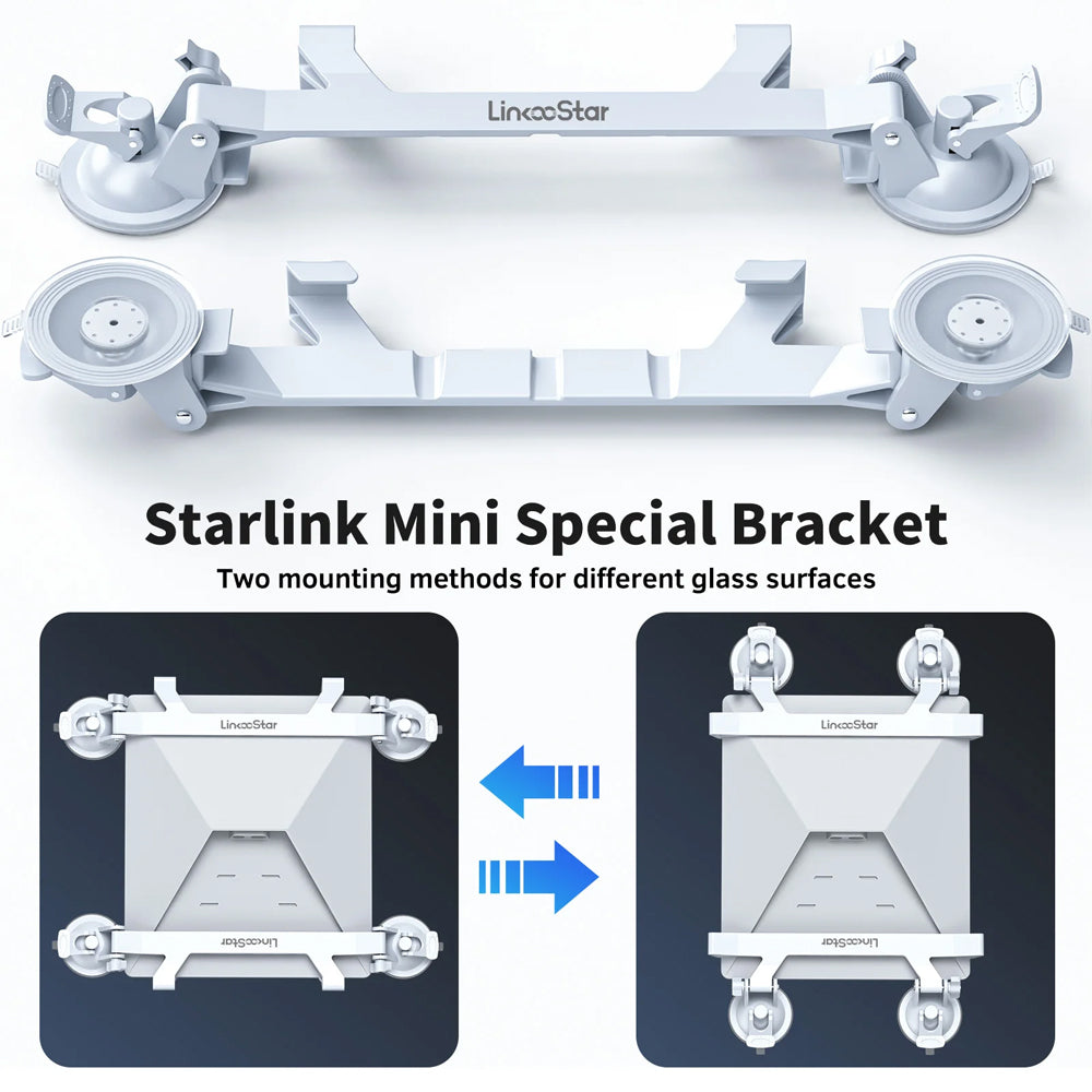 Starlink Mini Suction Cup Mount Starlink Mounting Kit for Car Sunroof Window