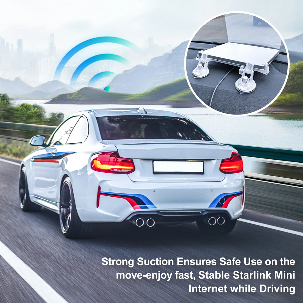 Starlink Mini Suction Cup Mount Starlink Mounting Kit for Car Sunroof Window