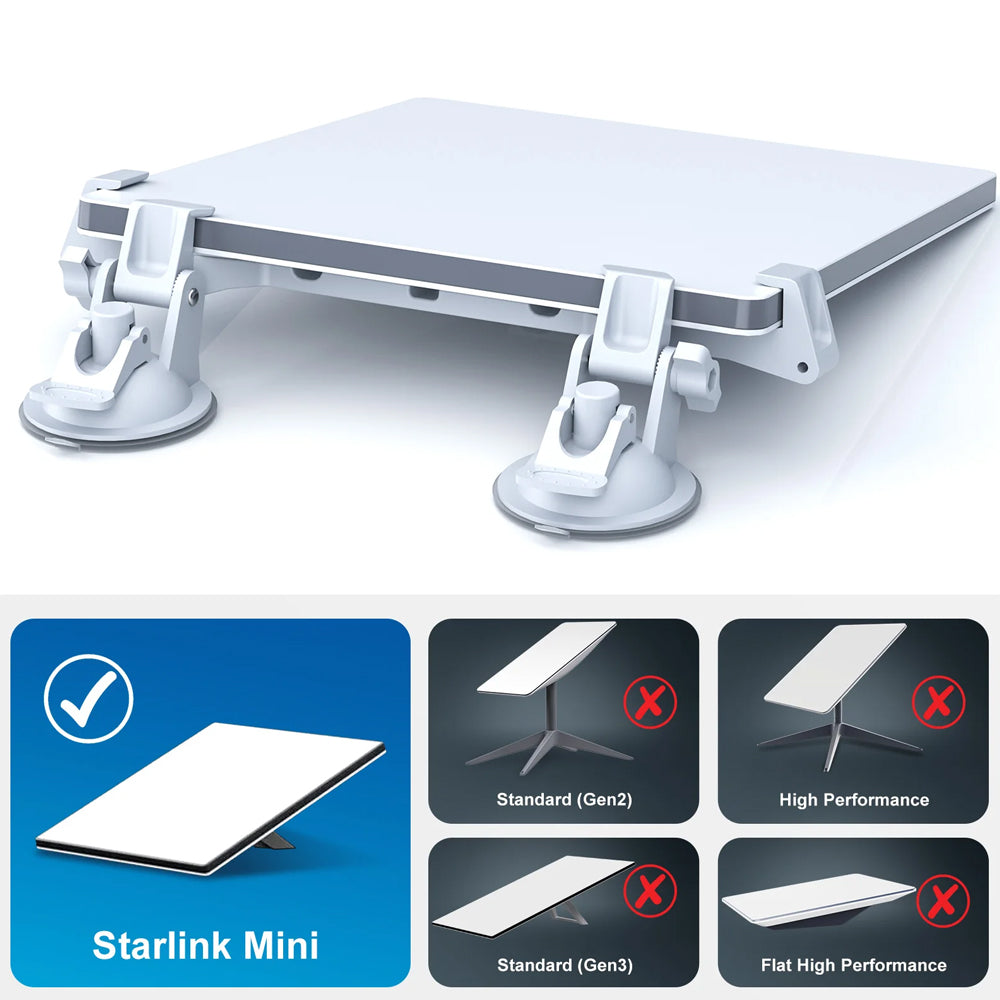 Starlink Mini Suction Cup Mount Starlink Mounting Kit for Car Sunroof Window