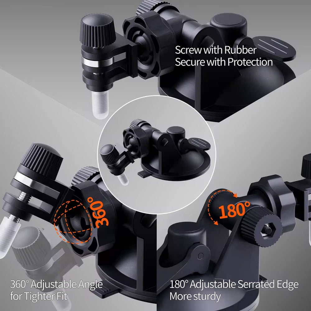 5pcs Starlink Mini Suction Cup Mount with Adjustable Arm for Car Windows Sunroof