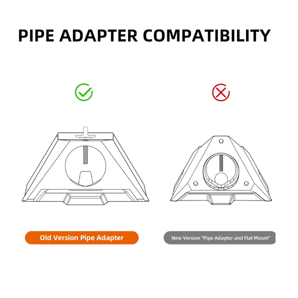 Starlink Mini Tripod Mount Adapter Compatible with Old Version Pipe Adapter