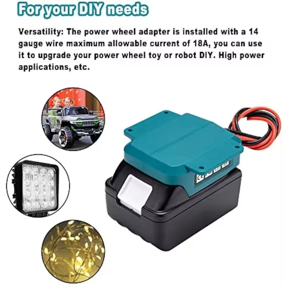1x 18V to 12V Step Down Converter for Makita 18V Battery Adapter Power Wheel DIY
