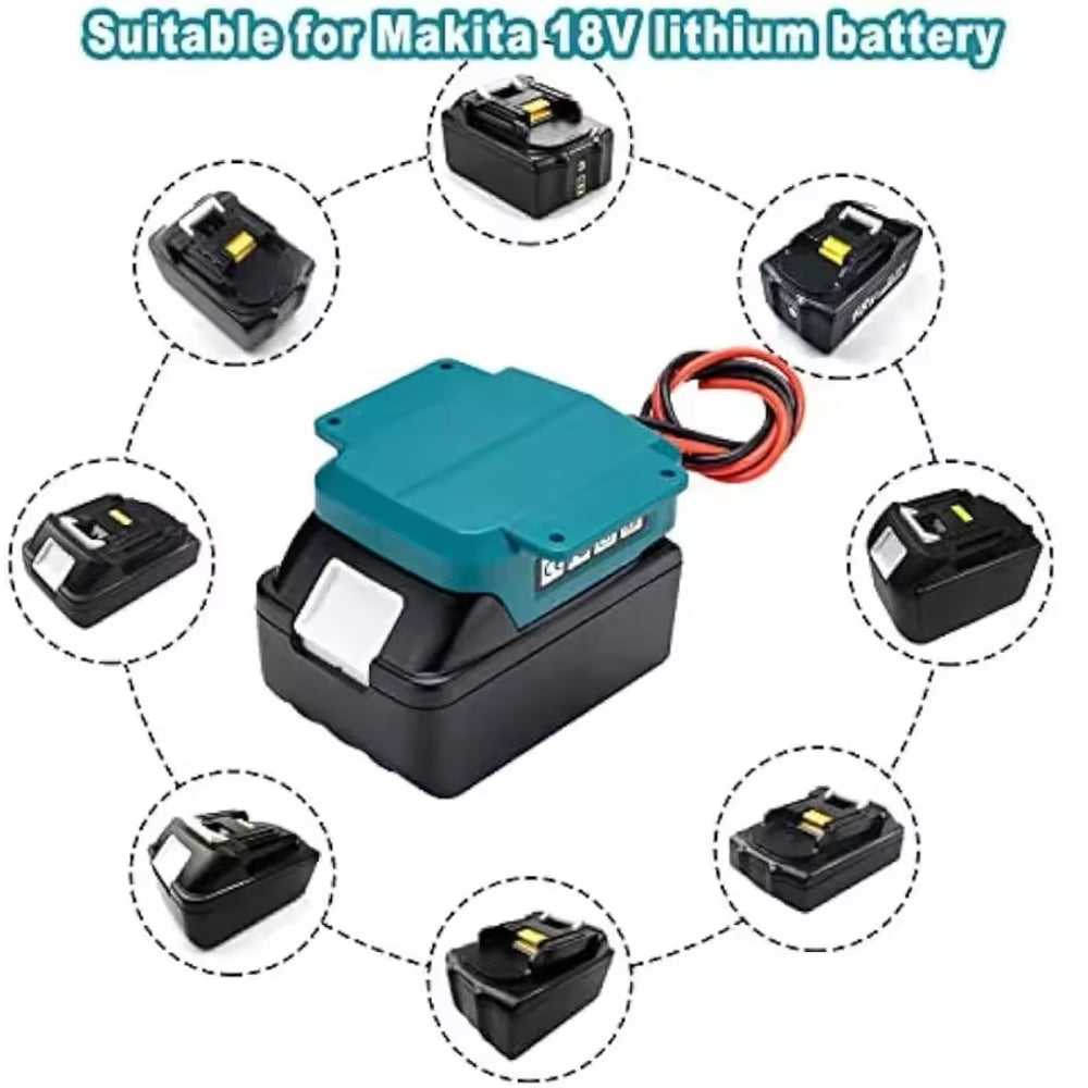 1x 18V to 12V Step Down Converter for Makita 18V Battery Adapter Power Wheel DIY