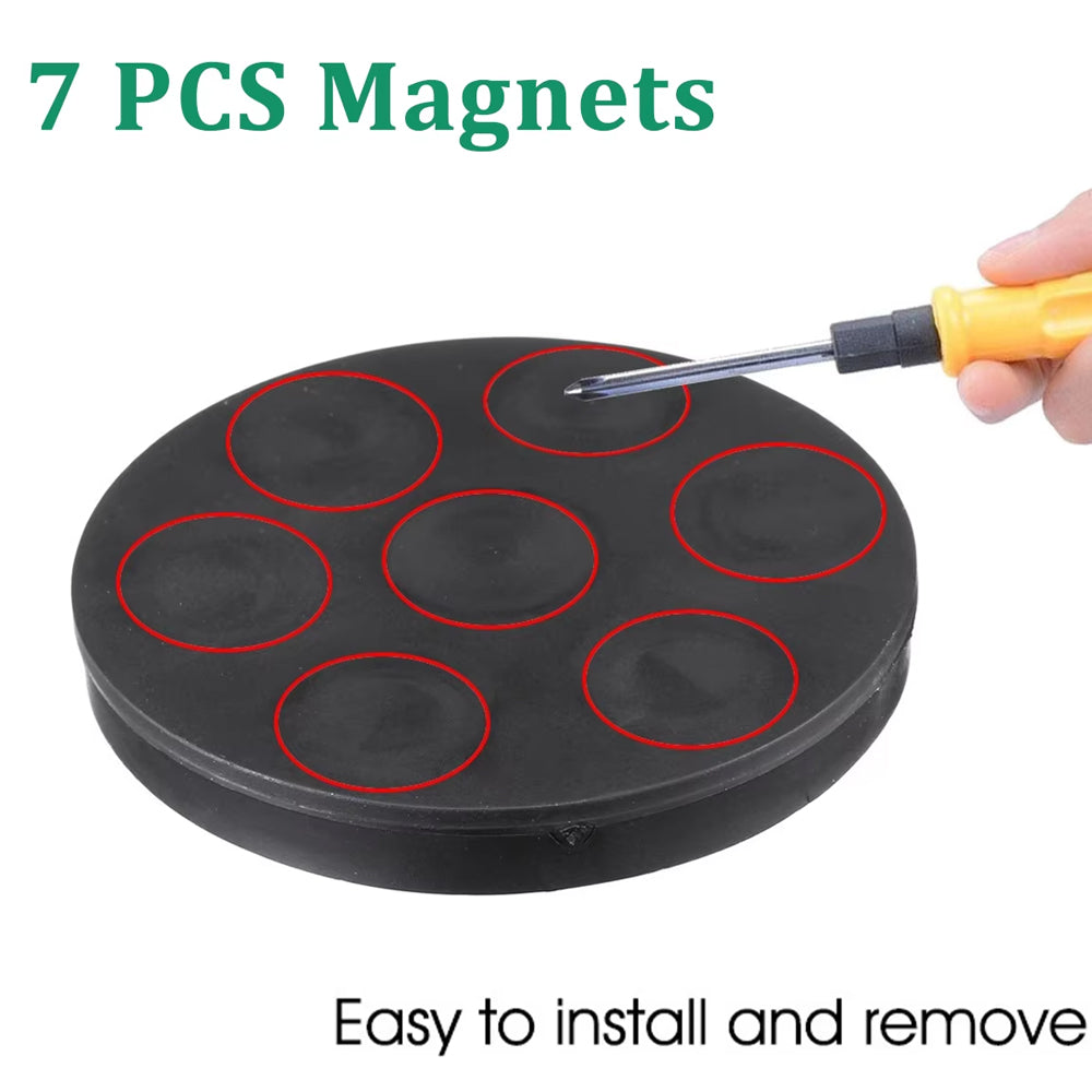 2pcs 66mm Strong Magnetic Base Mount Bracket with M8 Stud for LED Work Light Bar