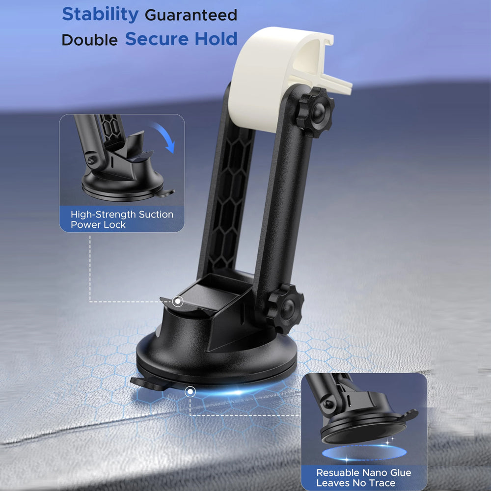 Starlink Mini Suction Cup Mount for Car Dashboard Adjustable StarlinkMini Holder