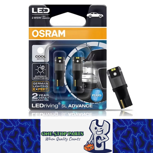 OSRAM T10 LED 12V 6000K W5W 194 LEDriving SL Advance Osram Orginal T10 LED Globe