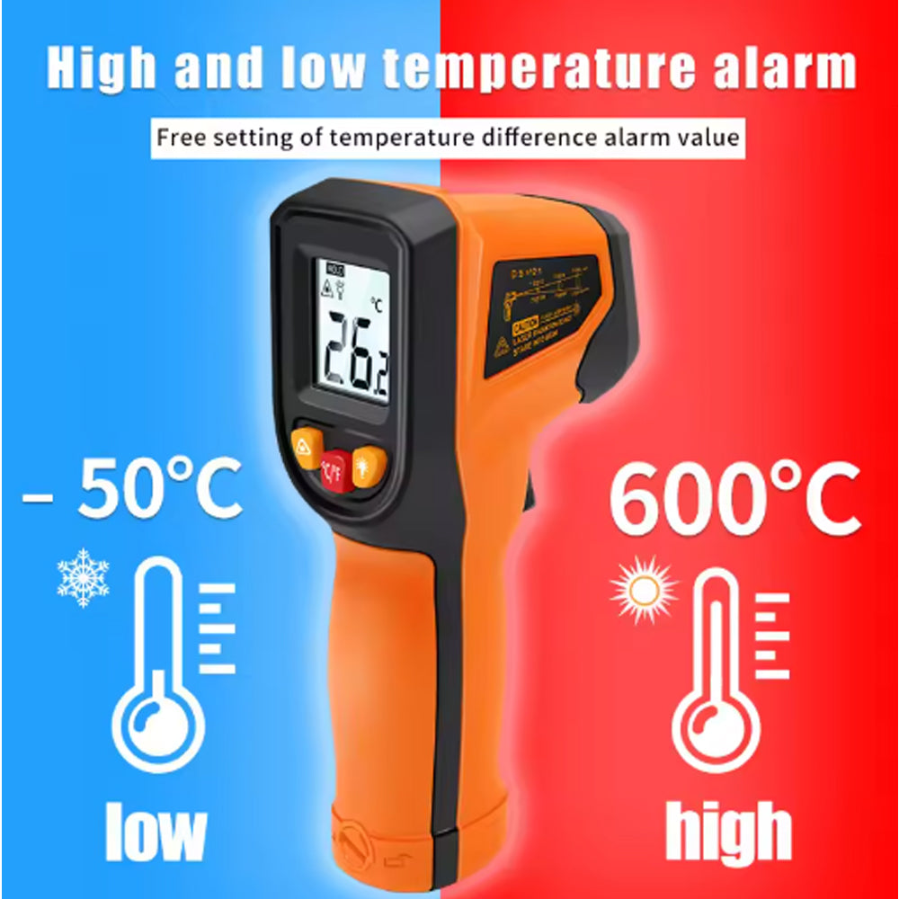 Laser Infrared Digital Thermometer -50-400 degree 2 x AAA Get Quick Temp Reading