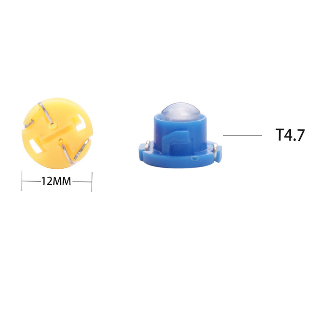 10 x 12v Pink / Purple T4.7 Neo 12mm Base Gel COB offers even spread (10pcs)