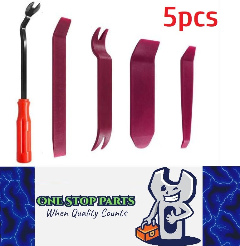 Automotive Door Clip Panel Trim Removal Tools Kit Disassembly Interior Kit (5pc)