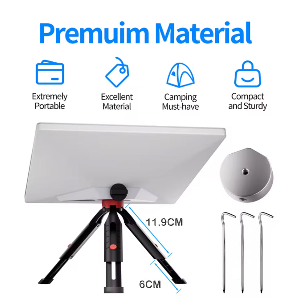 Portable Starlink Mini Tripod Mount with Adapter Work with Original Pipe Adapter