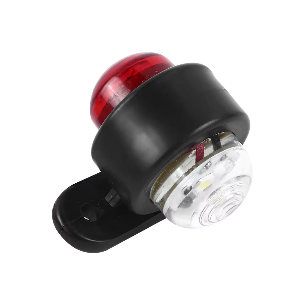 4 x LED Side Marker Light Red White Trailer Truck Caravan Indicator Marker Lamp