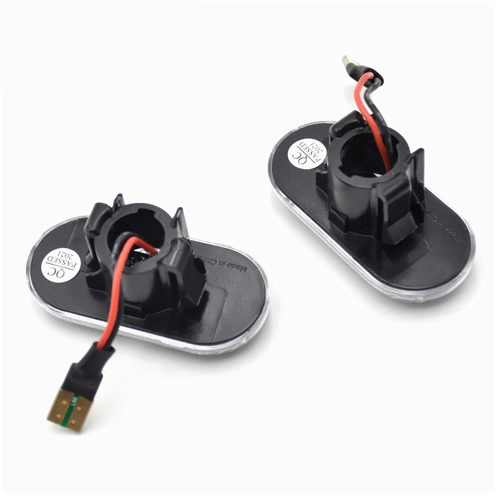 2 x Dynamic LED Side Marker Lights Turn Signal Lamps for Nissan Opel Renault