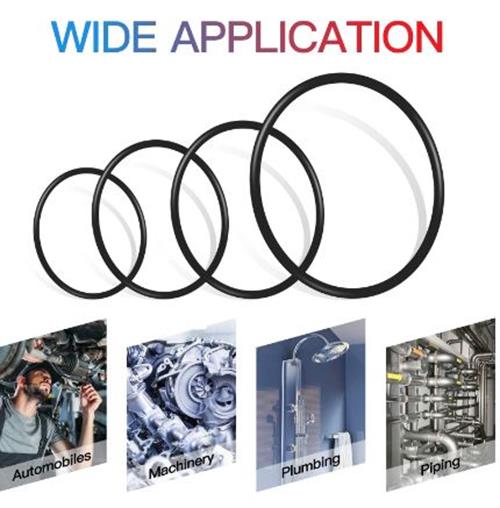 O ring 1200pc Kit Cooling system O Rings Black for water sealing (1200pcs)