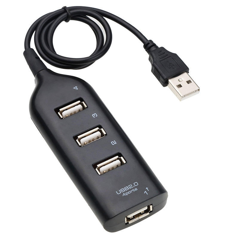 USB Power outlet to 4 x USB 2.0 High Speed Outlet Ports USB Splitter 1 to 4