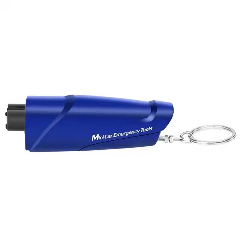 Car Safety Hammer Window Breaker Glass Breaker Seat Belt Cutter Tool Blue Hammer