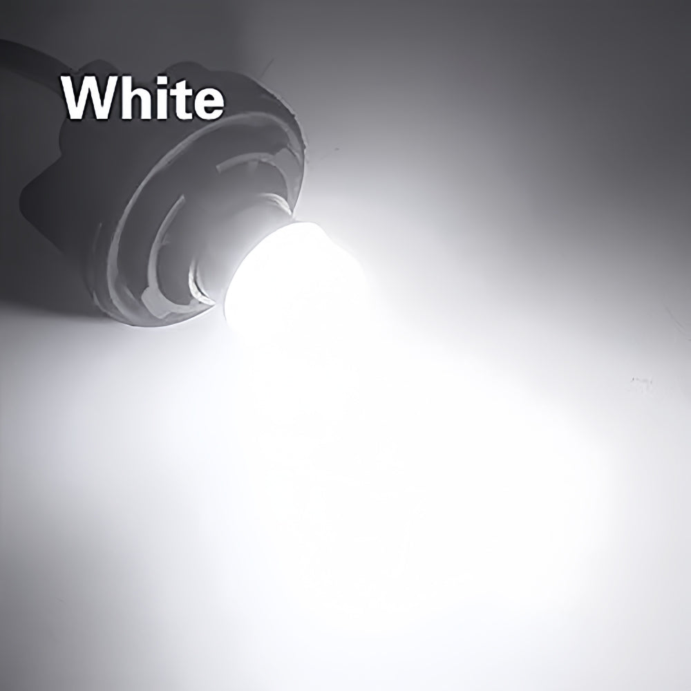 8 x Cool White BAY15D 1157 12V 9SMD 600LM LED Condensing Lens Cool White (8pcs)