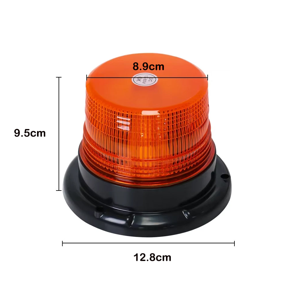 Magnetic Base Red LED Emergency Strobe Light Roof Flashing Beacon Warning Light
