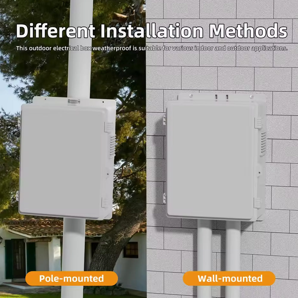Waterproof Outdoor Electrical Box 460X320X160MM Junction Enclosure Box with Fan