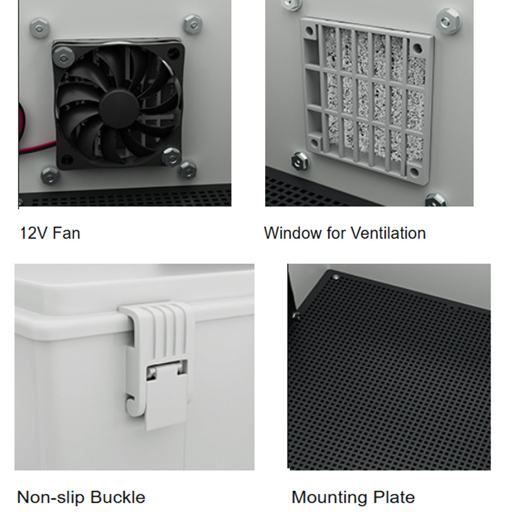 Waterproof Outdoor Electrical Box 400x280x150MM Junction Enclosure Box with Fan