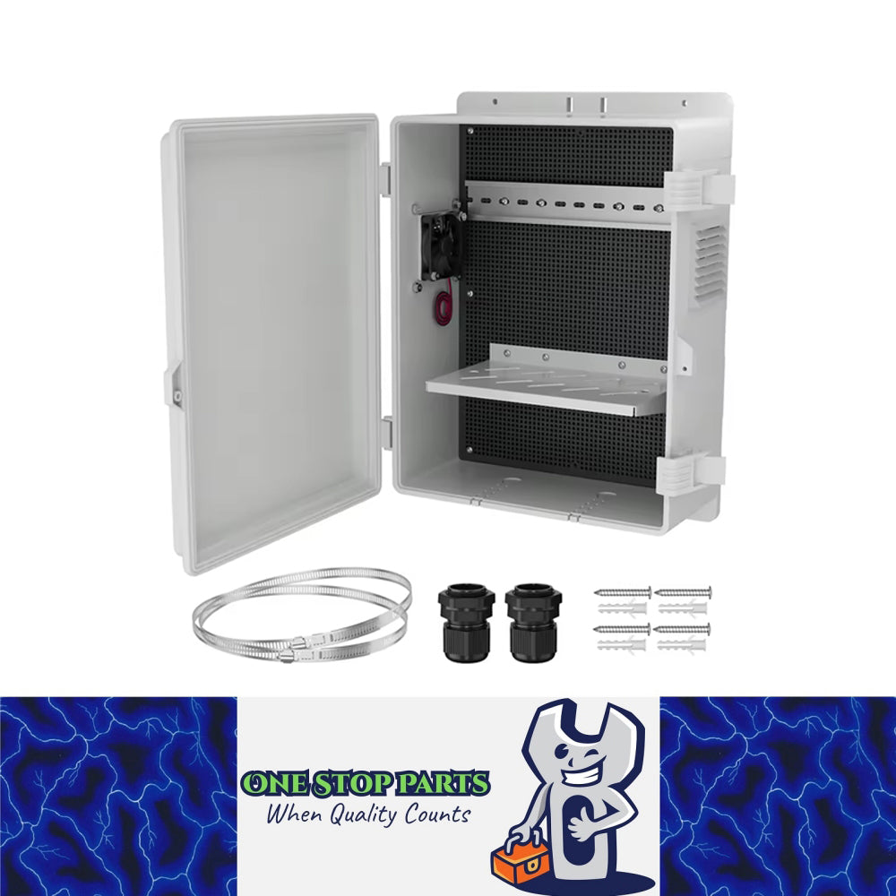 Waterproof Outdoor Electrical Box 400x280x150MM Junction Enclosure Box with Fan