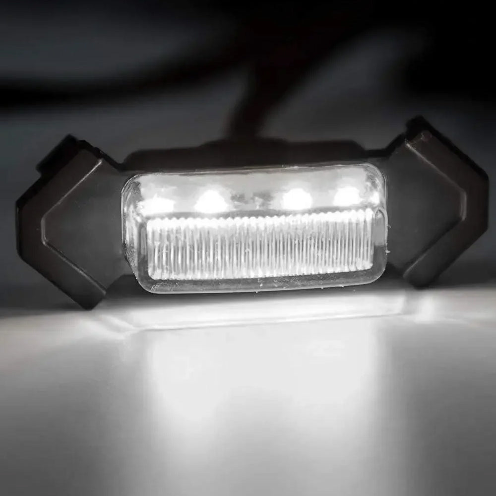 4pcs Car Front LED Grille Lights White LED Grill Lights DRL for Toyota Tacoma