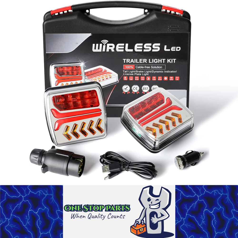 Wireless Trailer Light Kit Wireless Magnetic Trailer Light for Boat Tow Truck