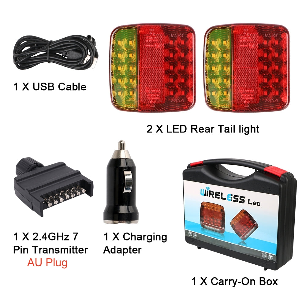 Trailer Light Magnetic Wireless Kit for Boat Tow Truck Magnetic Light Wireless
