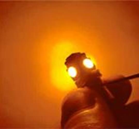 100 x Yellow 12v BA9S 5x5050smd 150lm Yellow Bulk Buy (100pcs)