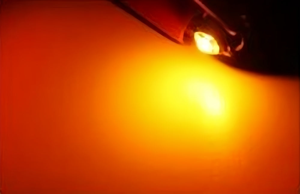 10 x T3 Neo 8mm 2x2016smd 400lm 12v Yellow Dash illumination LEDs Yellow (10pcs)