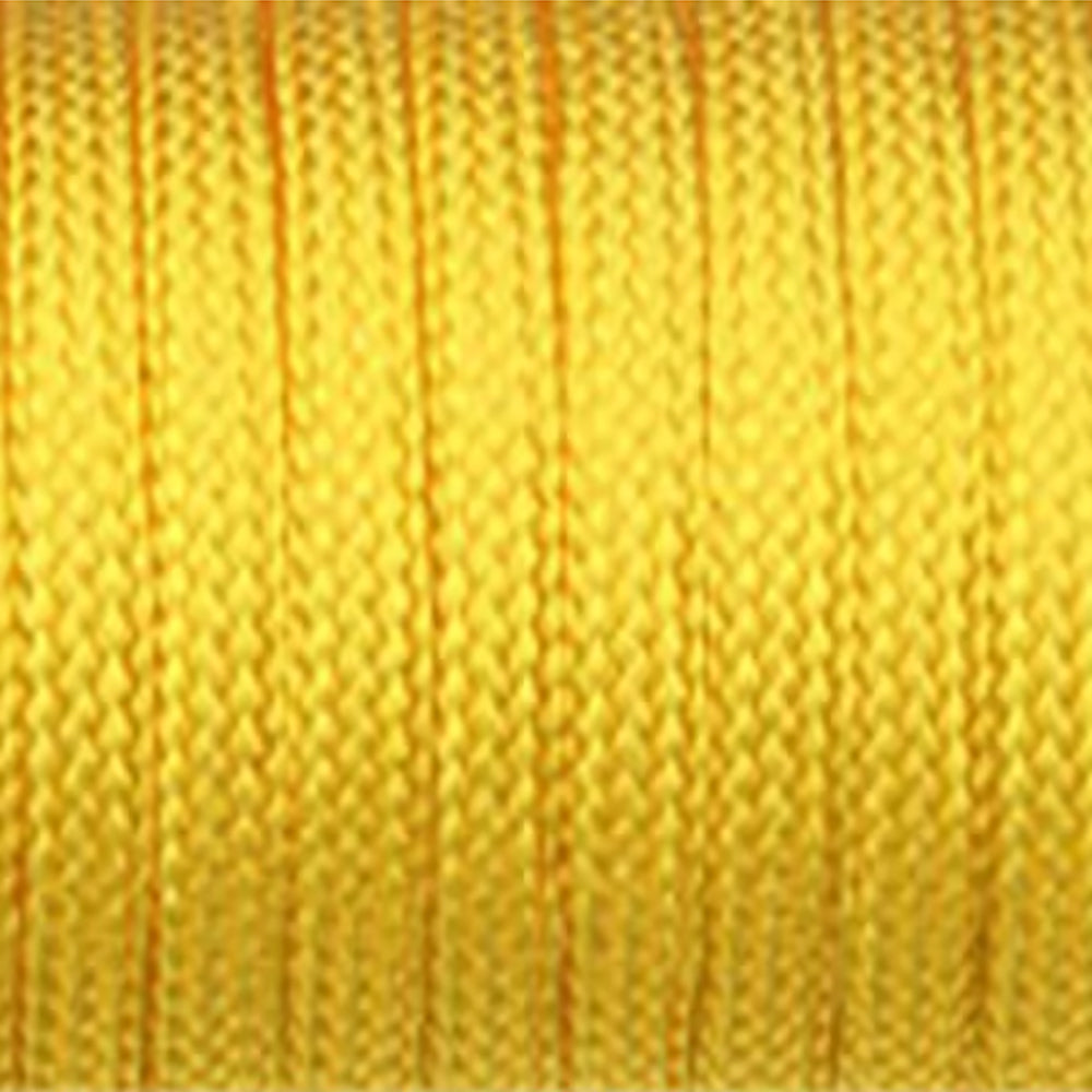 15m Yellow 650lb 9 Core Paracord Rope 4mm Parachute Cord Outdoor Camping Rope